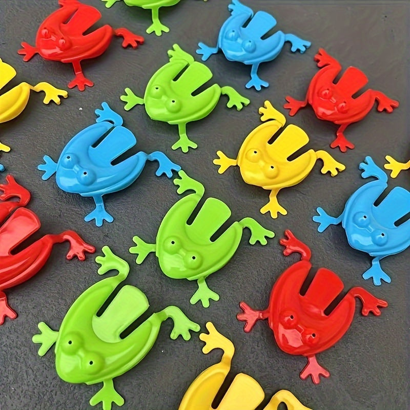 12pcs Jumping Frog Toys | Mini transparent educational toy for children's counting and math skills