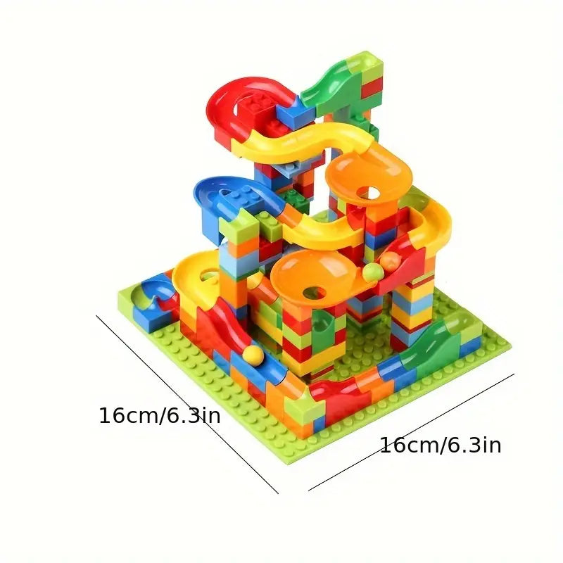 Building Block Toy Set with Colored Blocks - Learning Toys for Toddlers