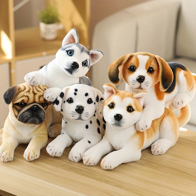 Simulated Dog Plush Toy | 38cm Dog Doll Animal Companion for Children