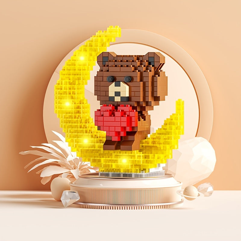 402 pieces of luminous bear | Educational building blocks set for children and adults