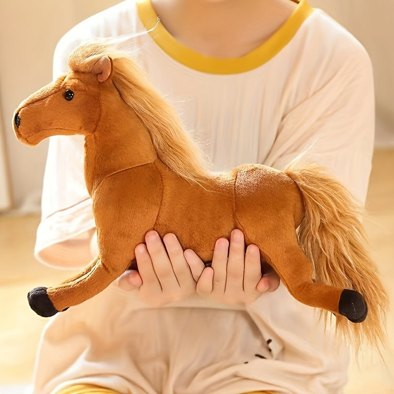 Plush cuddly horse pillow | Soft Pony Plush Toy for Baby or Kids