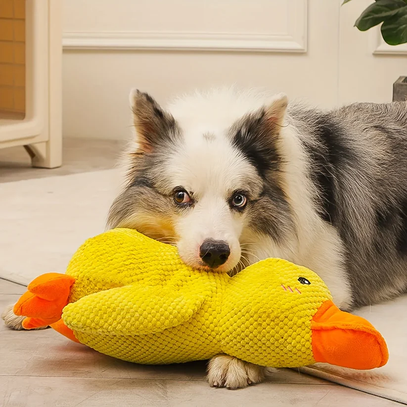 Soothing Yellow Duck Plush | Calming Duck Plush Toy for Dogs