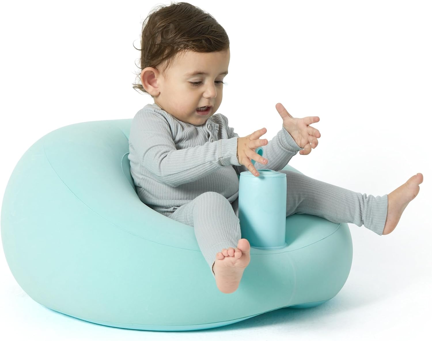 Inflatable Baby Seat | Inflatable Seat with Integrated Pump, Baby Sofa Ideal as a Gift 3-36 Months