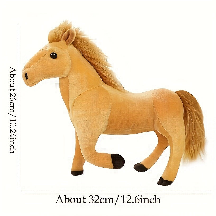 Plush cuddly horse pillow | Soft Pony Plush Toy for Baby or Kids