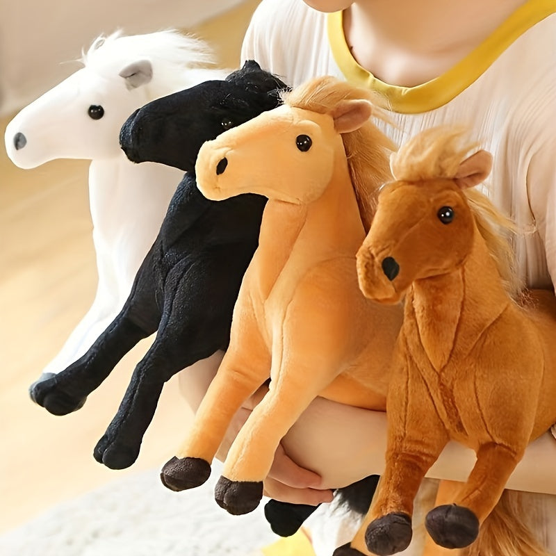 Plush cuddly horse pillow | Soft Pony Plush Toy for Baby or Kids