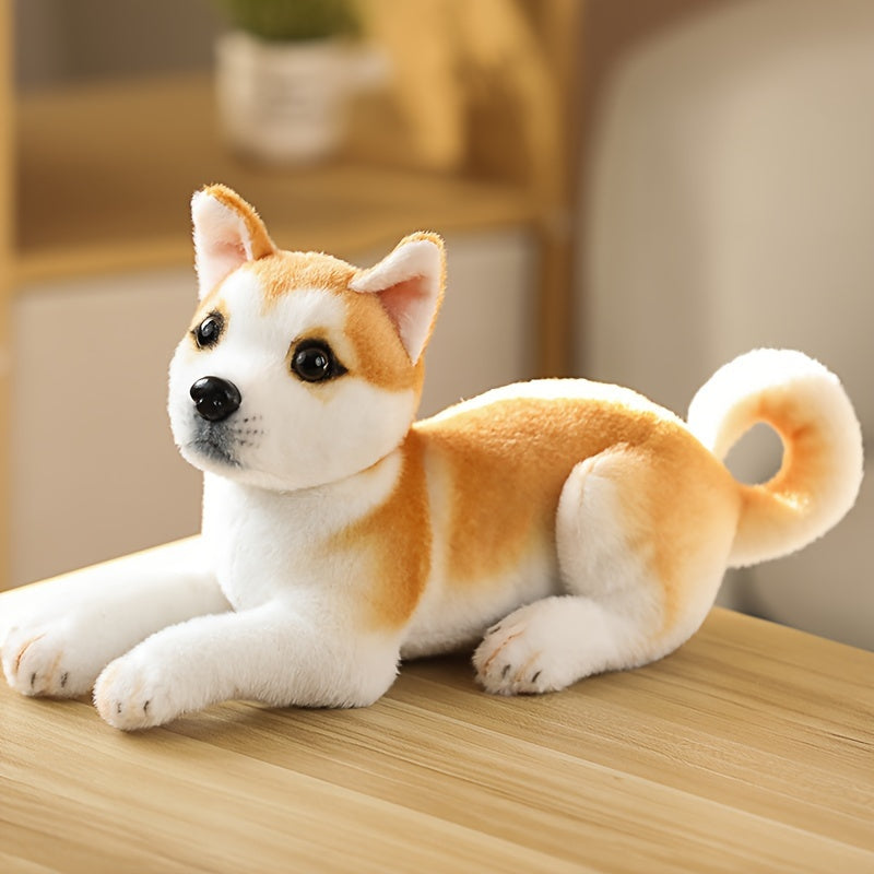 Simulated Dog Plush Toy | 38cm Dog Doll Animal Companion for Children