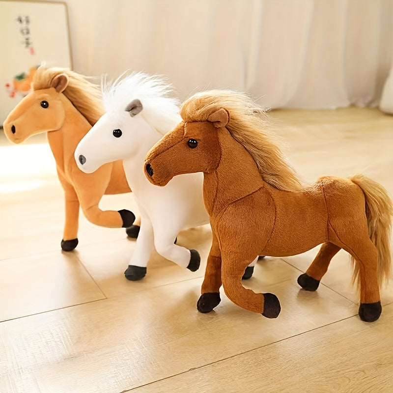 Plush cuddly horse pillow | Soft Pony Plush Toy for Baby or Kids