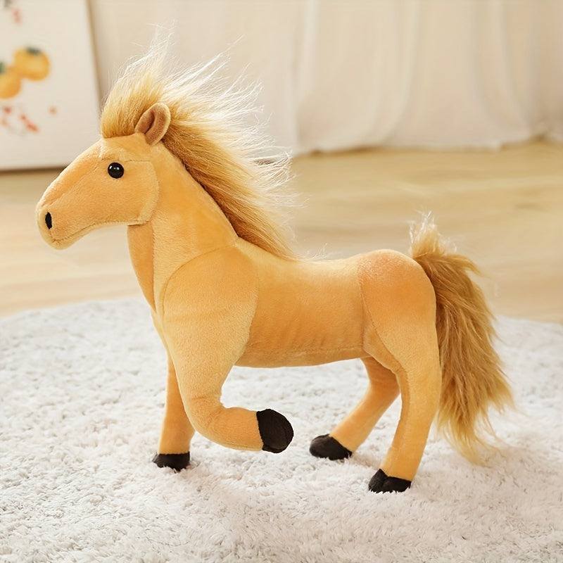 Plush cuddly horse pillow | Soft Pony Plush Toy for Baby or Kids