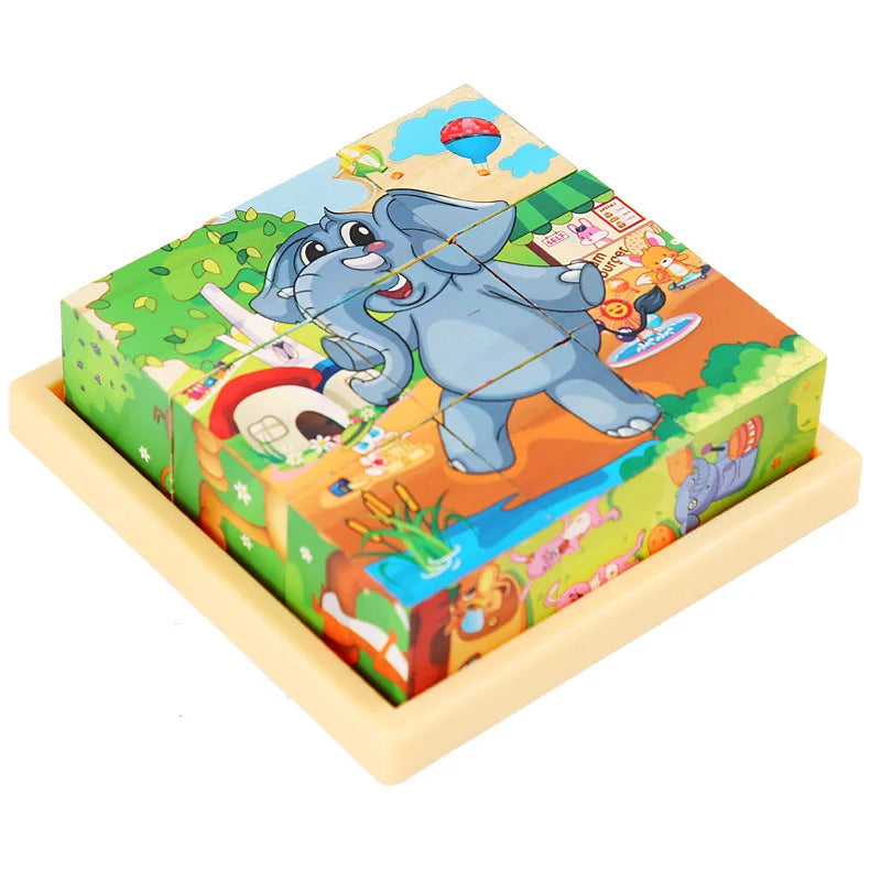 6 Sea World Puzzles | Educational Activity Toys for Children's Intellectual Development