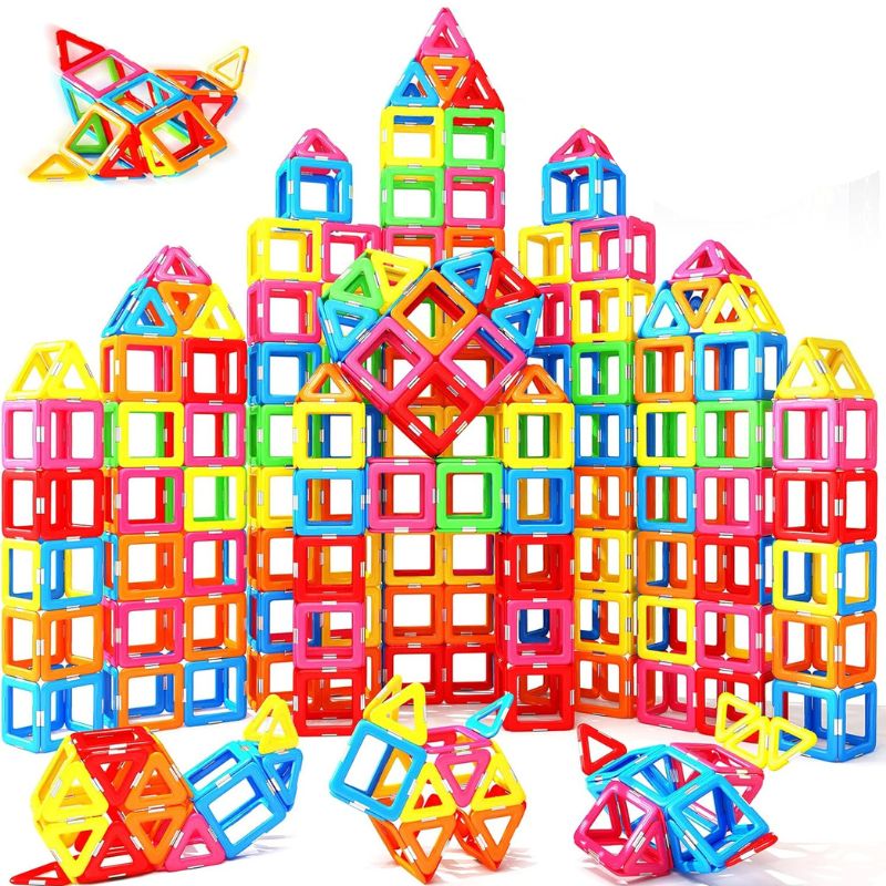 Magnetic Building Blocks Set - Toys for 4-Year-Olds