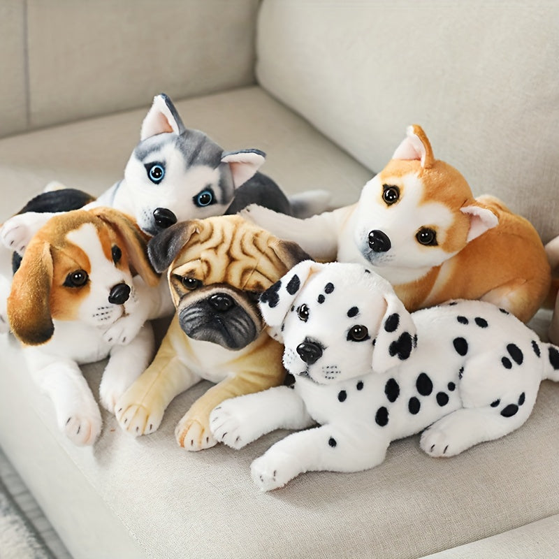 Simulated Dog Plush Toy | 38cm Dog Doll Animal Companion for Children