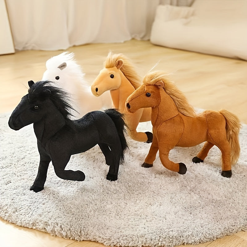 Plush cuddly horse pillow | Soft Pony Plush Toy for Baby or Kids