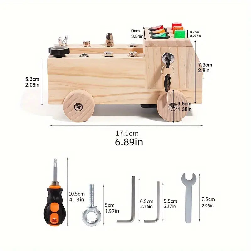 Montessori Board with 6 LEDs and 8 Mounting Screws Set